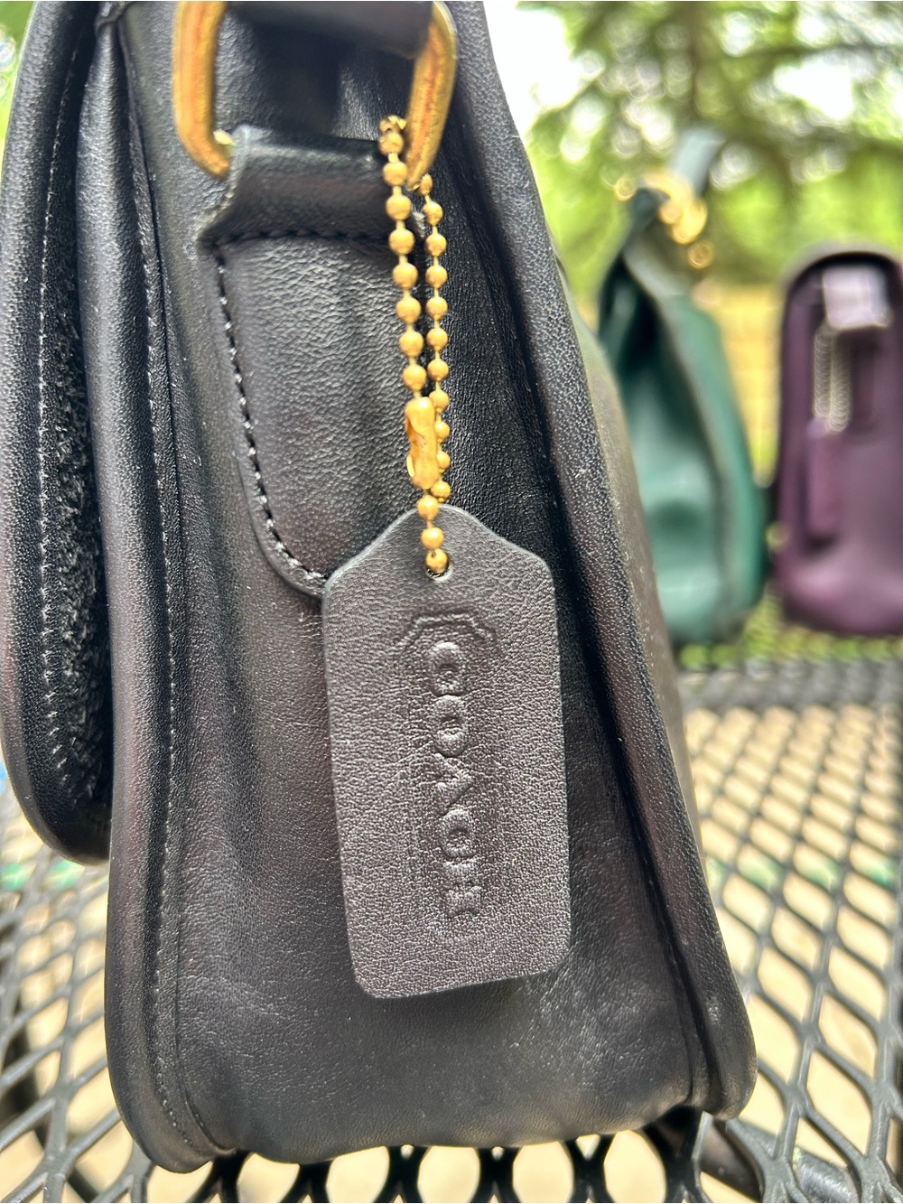 Coach Black Vintage City Bag - Picture 8 of 12